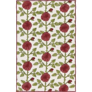 Danica Studio Block Print Dishtowel | Rose Briar fgfgfaaaa