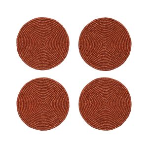 Danica Heirloom Beaded Coasters (Set of 4) | Cinnamon coasters beaded coasters cinnamon coasters danica heirloom coasters 07032026