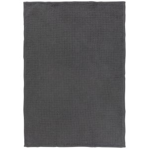 Danica Heirloom Montage Dishtowel | Shadow grey charcoal shadow towel