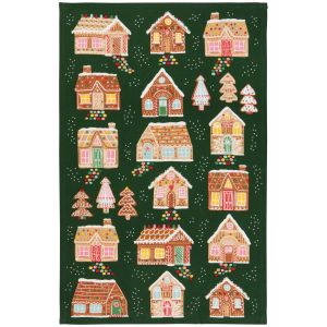 image shows Danica Jubilee Printed Dishtowel Gumdrop Lane  against a blank white background