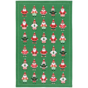  image shows Danica Jubilee Christmas Dishtowel Festive Gnomes against a blank white background
