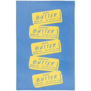 image shows Danica Jubilee Printed Dishtowel Butter Sticks  against a blank white background