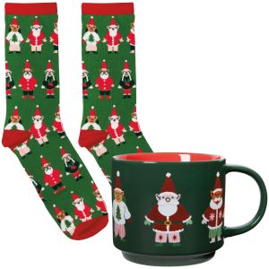 Danica Jubilee Mug and Socks Set of 2 Festive Gnomes