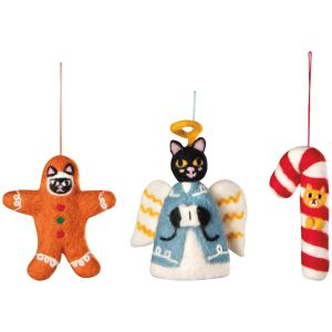 Danica Jubilee Christmas Bauble Cats Ornament Assorted Styles 08122026