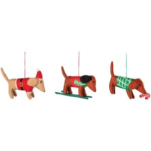 Danica Jubilee Christmas Dashing Dachshunds Ornament Assorted Styles  08122026
