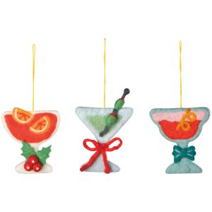 Danica Jubilee Christmas Mistletoe and Martinis Ornament Assorted Styles  08122026