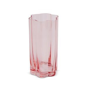 image shows Core Home 13.5oz Flower Highball Flamingo Island  against a blank, white background