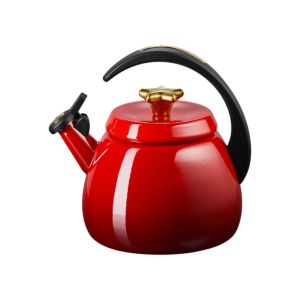 Le Creuset Signature 2.2 Qt. Cloche Kettle with Gold Knob Cerise 08252026