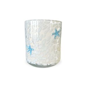  image shows The SOi Company 12oz Icon Candle | Seaside Blooms (Starfish) against a blank, white background