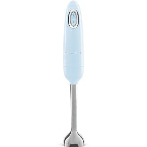image shows SMEG Hand Blender | Pastel Blue against a blank, white background