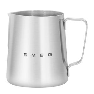 image shows SMEG Stainless Steel 15oz Milk Frothing Carafe  against a blank, white background