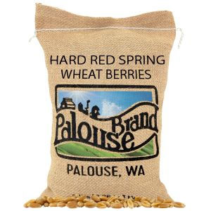 image shows Palouse Hard Red Spring Wheat | 5 lb Bag against a blank, white background