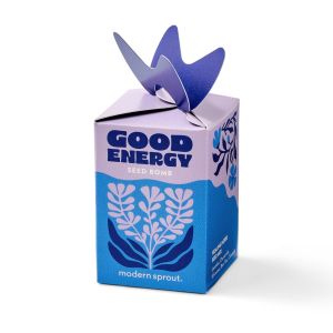 image shows Modern Sprout Seed Bomb | Good Energy  against a blank, white background