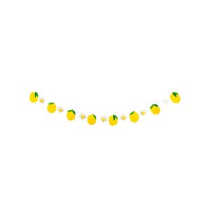 image shows My Mind's Eye Felt Lemon Banner against a blank, white background