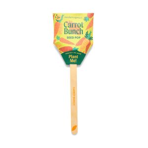 image shows Modern Sprout Seed Pop | Carrot Bunch against a blank, white background