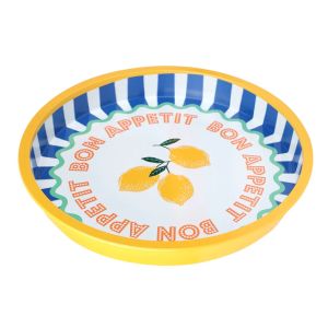 Talking Tables Tin Tray (12.2 inches) | Lemon