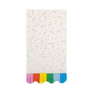 image shows My Mind's Eye 18-Piece Dinner Paper Napkins | Confetti  against a blank, white background