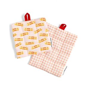 Paper Farm Press Pot Holder Set | Butter