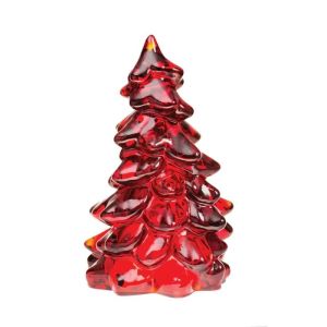 Mosser Glass Holiday Collection 8" Tree Figurine | Red