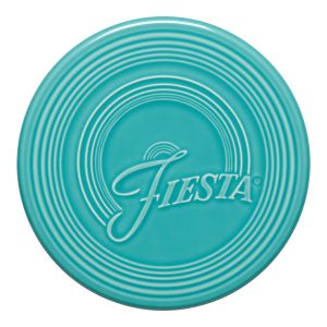 Fiesta® Extra Large 8.25" Trivet against a white background in the shade Turquoise