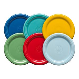 image shows Fiesta® 4.375" Coaster/Mug Cover (Set of 6) | Vibrant against a blank, white background