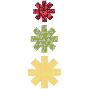 image shows Now Designs by Danica Pan Protectors (Set of 3) | Mediterranean  against a blank, white background