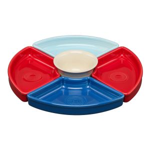 image shows Fiesta® 5-Piece 8.2" Entertaining Set | Americana  against a blank, white background