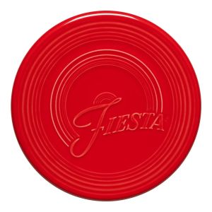 Fiesta® Extra Large 8.25" Trivet against a white background in the shade Scarlet