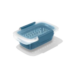 OXO Good Grips Prep & Go Container with Colander  Ocean Blue 10192026