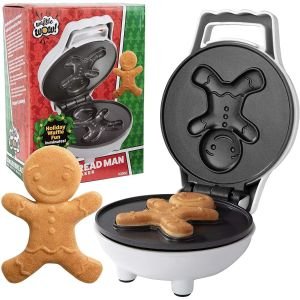 CucinaPro Waffle Wow! Waffle Maker | Mini Gingerbread
