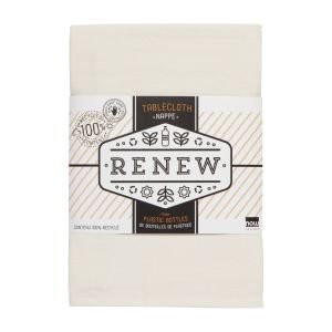 Now Designs Renew Collection 60" x 120" Tablecloth | Ivory

