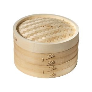 Joyce Chen 10" 2-Tier Bamboo Steamer Baskets