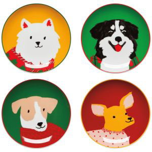 Danica Jubilee Appetizer Plates (Set of 4) | Holiday Hounds