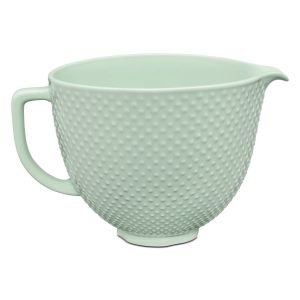 KitchenAid 5-Quart Dew Drop Ceramic Bowl | Fits 5-Quart KitchenAid Tilt-Head Stand Mixers