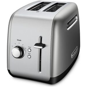 Kitchen Aid Toaster - 2 Slice with Manual Lift Lever in Contour Silver