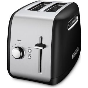 Kitchen Aid Toaster - 2 Slice with Manual Lift Lever in Onyx Black