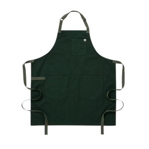 image shows Hedley & Bennett Essential Kitchen Apron | Kale against a blank, white background