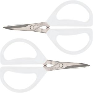 Joyce Chen Original Unlimited Kitchen Scissors w/ White Handles | 2 Pack