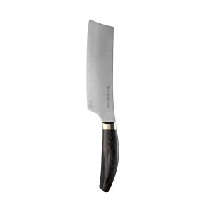 image shows Messermeister Kawashima 6.5" Nakiri Knife against a blank, white background