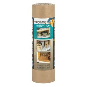 Duck Brand Easy Liner Smooth Top 12" x 20' Shelf Liner | Taupe