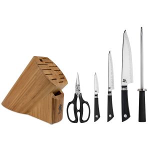 Shun Cutlery Sora Knife Block Set - 6 PC Starter