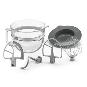 KitchenAid 6Qt玻璃碗套件，用于碗架搅拌机