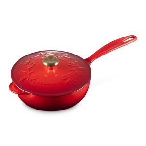 Le Creuset 2.25 Quart Saucier Holly Collection
