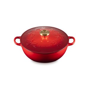 Le Creuset 4.5 Quart Soup Pot Holly Collection