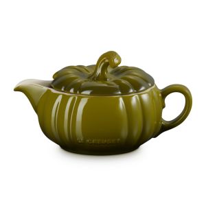 Le Creuset Pumpkin Gravy Boat with Lid (Olive)