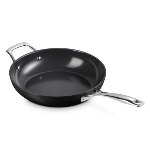 Le Creuset Essential Non Stick Ceramic 4.9 Quart Stir Fry Pan with Glass Lid