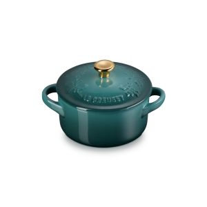 Le Creuset 8 oz Mini Cocotte Holly Collection 