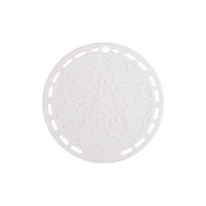 LeCreuset Silicone Trivet - French Style White