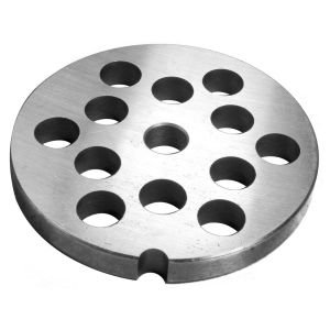 LEM #20/22 Stainless Steel Meat Grinder Plate - 1/2"