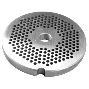 LEM #20-22 Stainless Steel Meat Grinder Plate - 0.125"